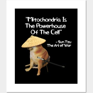 The Art Of War Mitochondria Powerhouse Doge Posters and Art